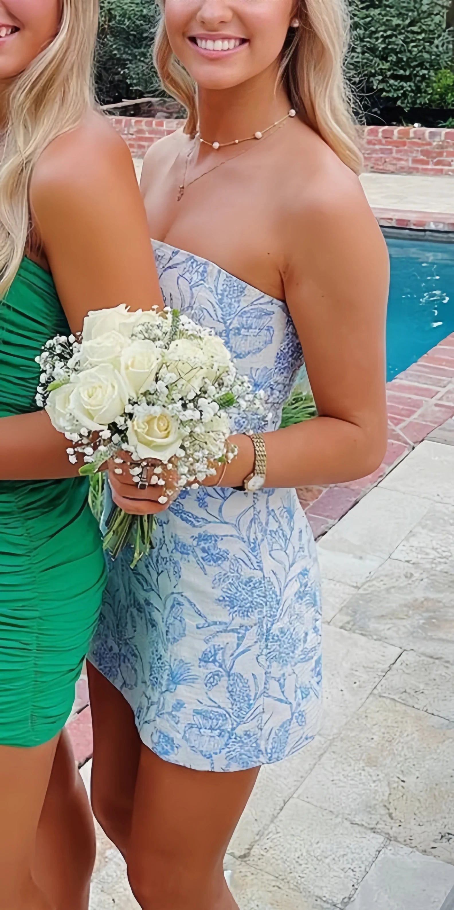 Simple Sleeveless Backless Homecoming Dresses Short Prom Dress Strapless