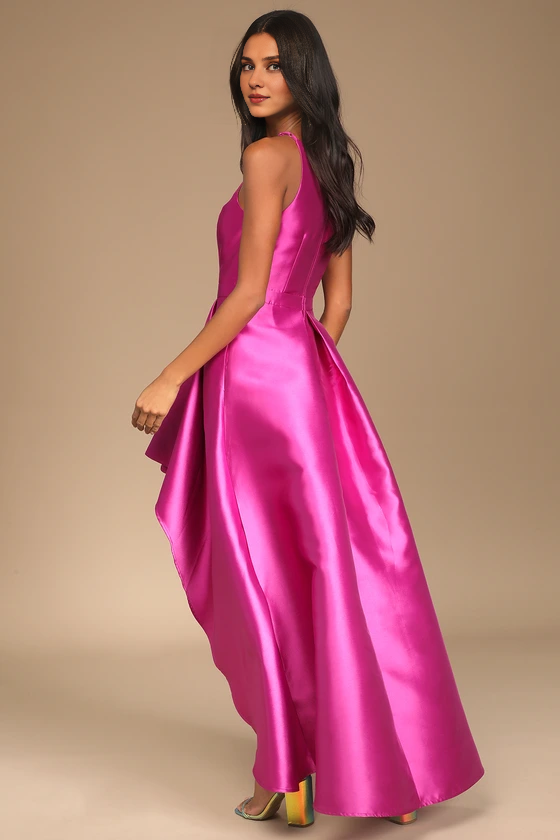 Robes de soirée Weitese pour femmes, coupe trapèze, élégantes, sans manches, noires, taille haute et basse, robes de bal, boutiques 