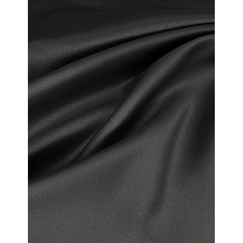 Sophisticated Sheath Long Sleeve V Neck Satin Overskirt Floor-Length Mother Of The Bride Dress