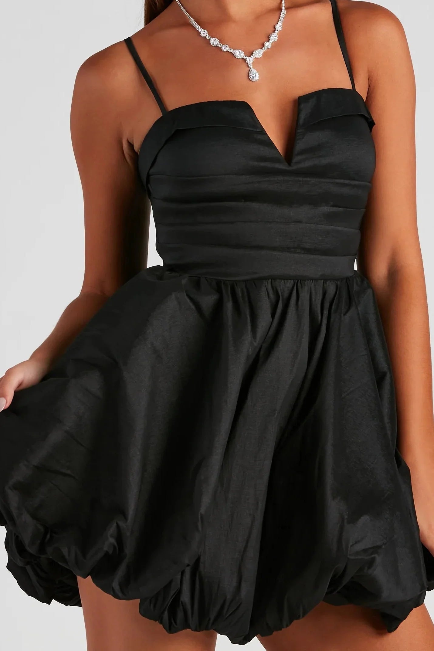 Spaghetti Straps Sleeveless Off Shoulder Short Homecoming Dress