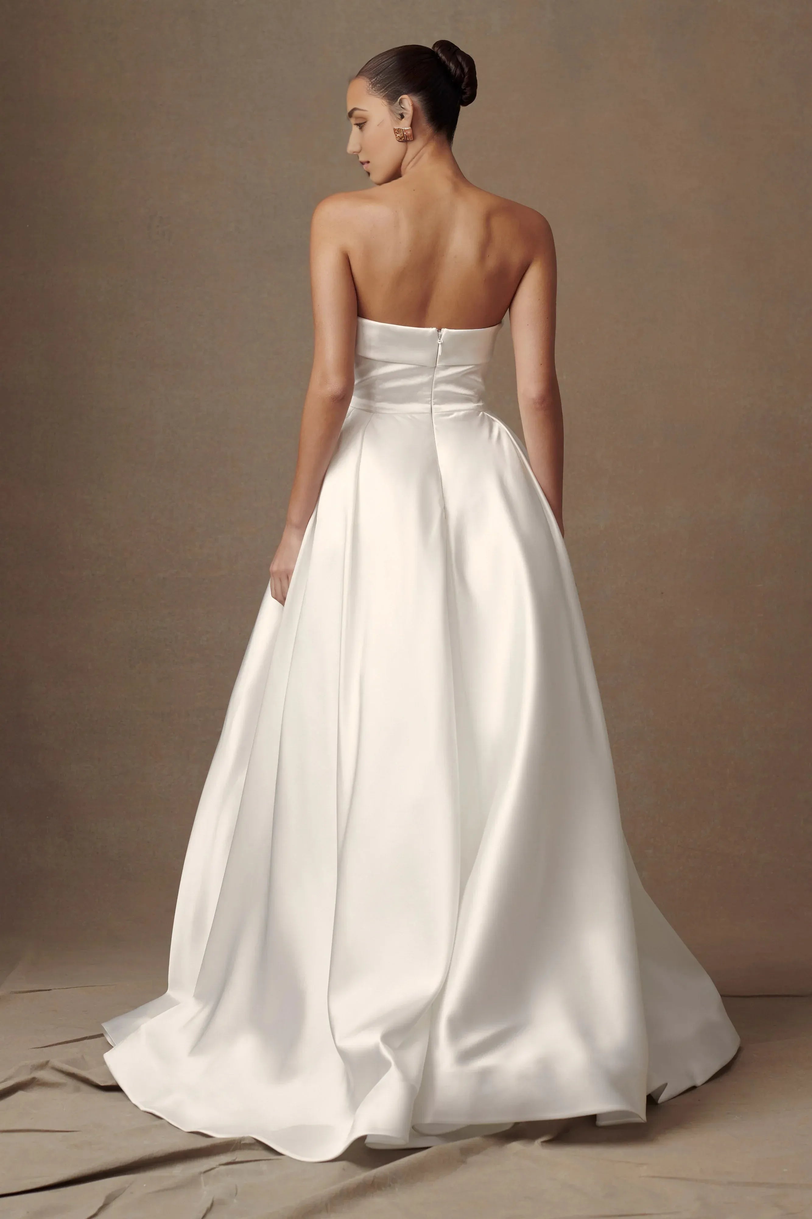 Strapless Wedding Gown Custom A Line Dresses For Wedding Classy Wedding Dresses For Formal Weddings With Slit