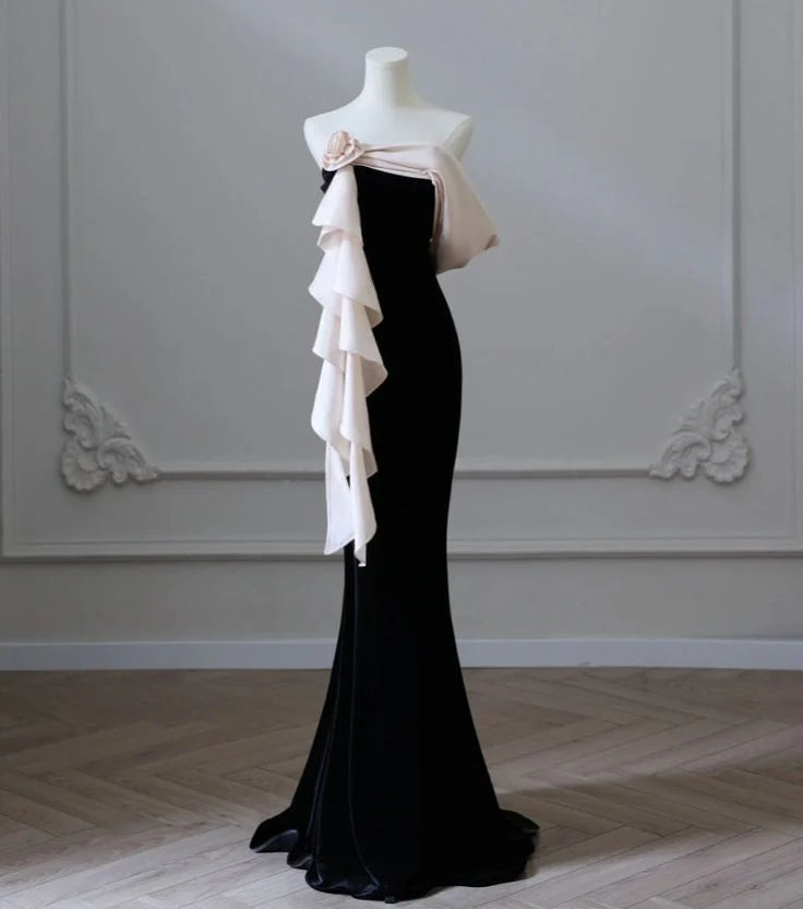 Weitese Dresses Formal Elegant Satin Mermaid Train Formal Party Dress Prom Evening Dress Stores With Prom Dresses