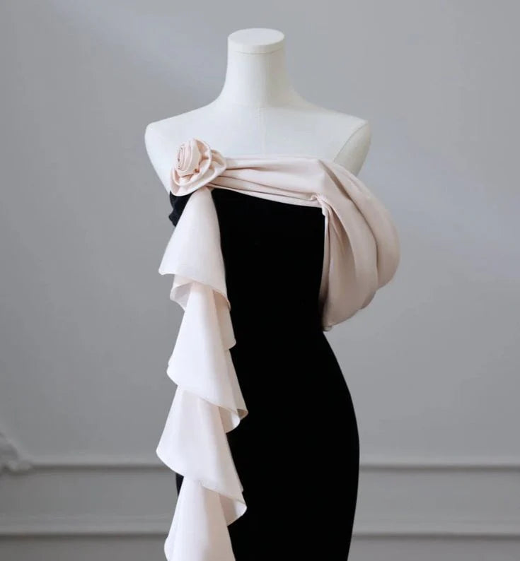 Weitese Dresses Formal Elegant Satin Mermaid Train Formal Party Dress Prom Evening Dress Stores With Prom Dresses