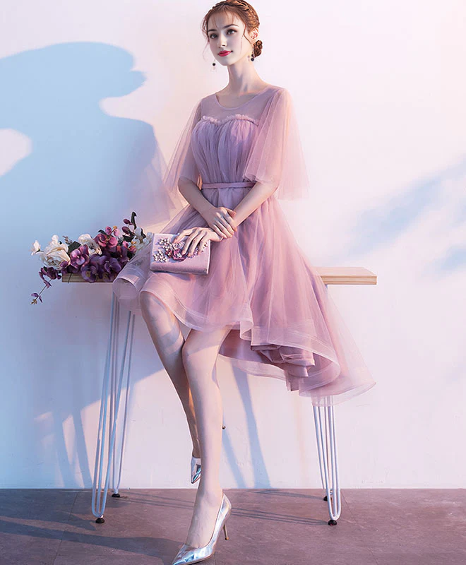 Tulle Square Neck Short Prom Homecoming Dress Party Dress