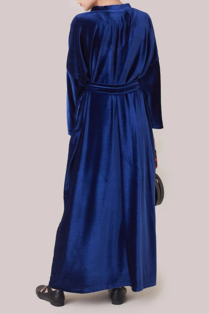 Velvet Dress For Women V Neck Velvet Dress Plus Size Dress Velvet Gown Velvet Bridesmaid Ankle Length Dress Fall Winter Velvet Evening Dress