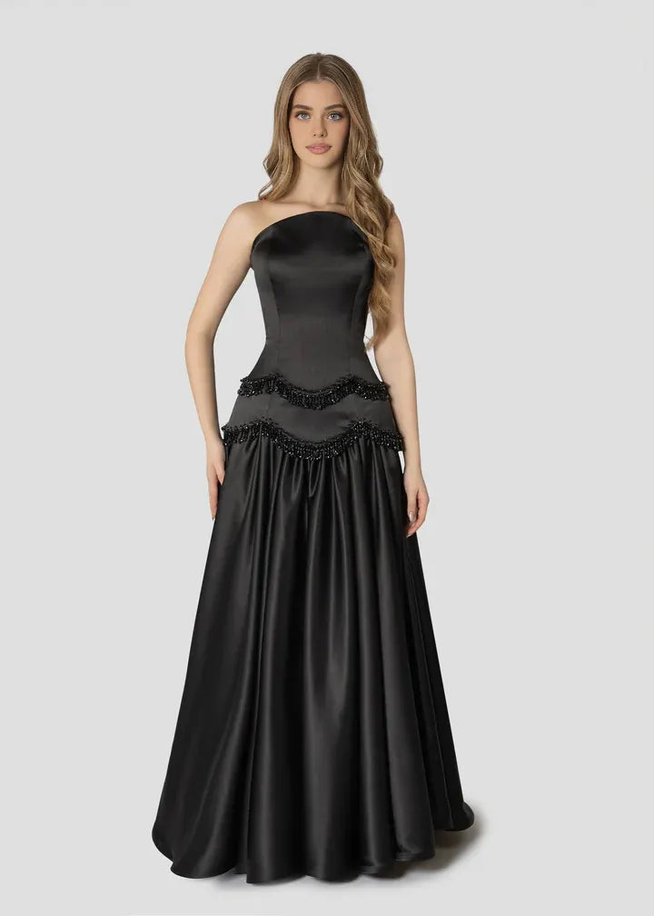 Vintage A Line Off the Shoulder Sleeveless Satin Lace Up Floor-Length Prom Dress