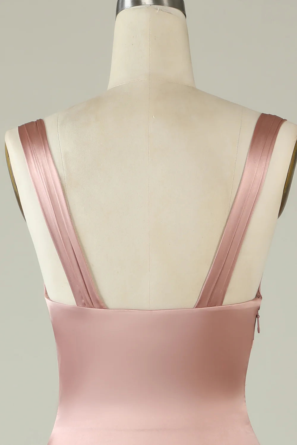 Asymmetrical Bridesmaid Dress With Slit