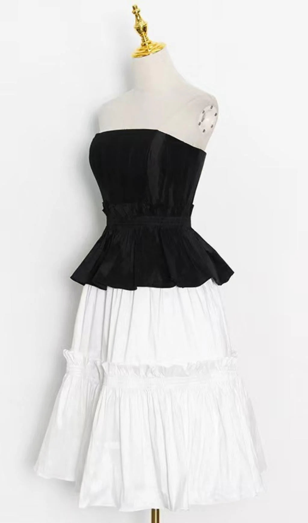 Shoulderless Sweetheart Strapless Prom Dress With Pockets