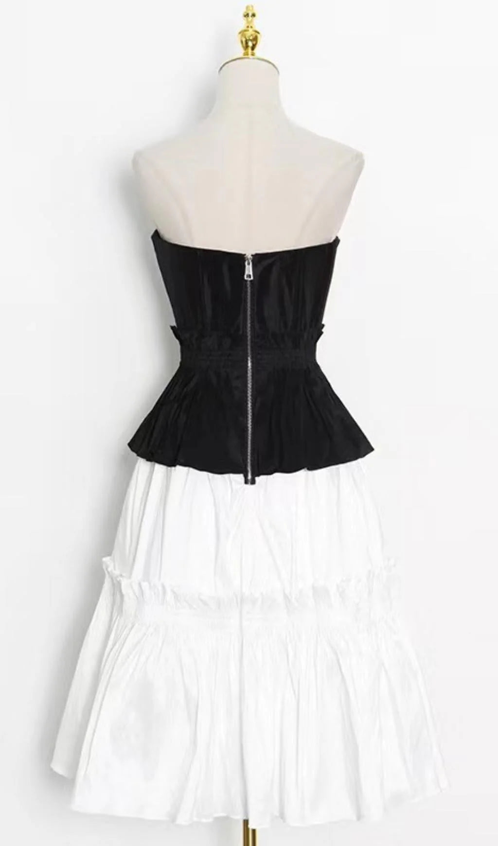 Shoulderless Sweetheart Strapless Prom Dress With Pockets