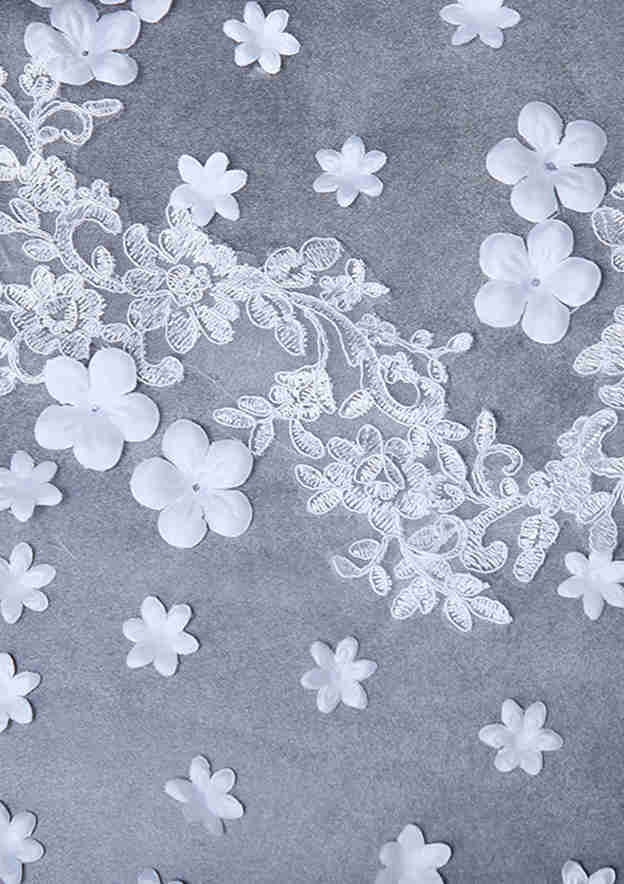 Tulle One-tier Cathedral Bridal Veils