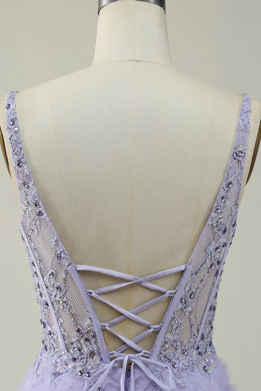 A Line V Neck Long Prom Dress With 3D Flowers