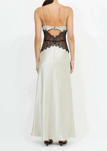 Weitese Dress Prom Dress Stores Spaghetti Straps Lace Satin Elegant Wedding Guest Dress Long Party Dress Formal Wear Dresses