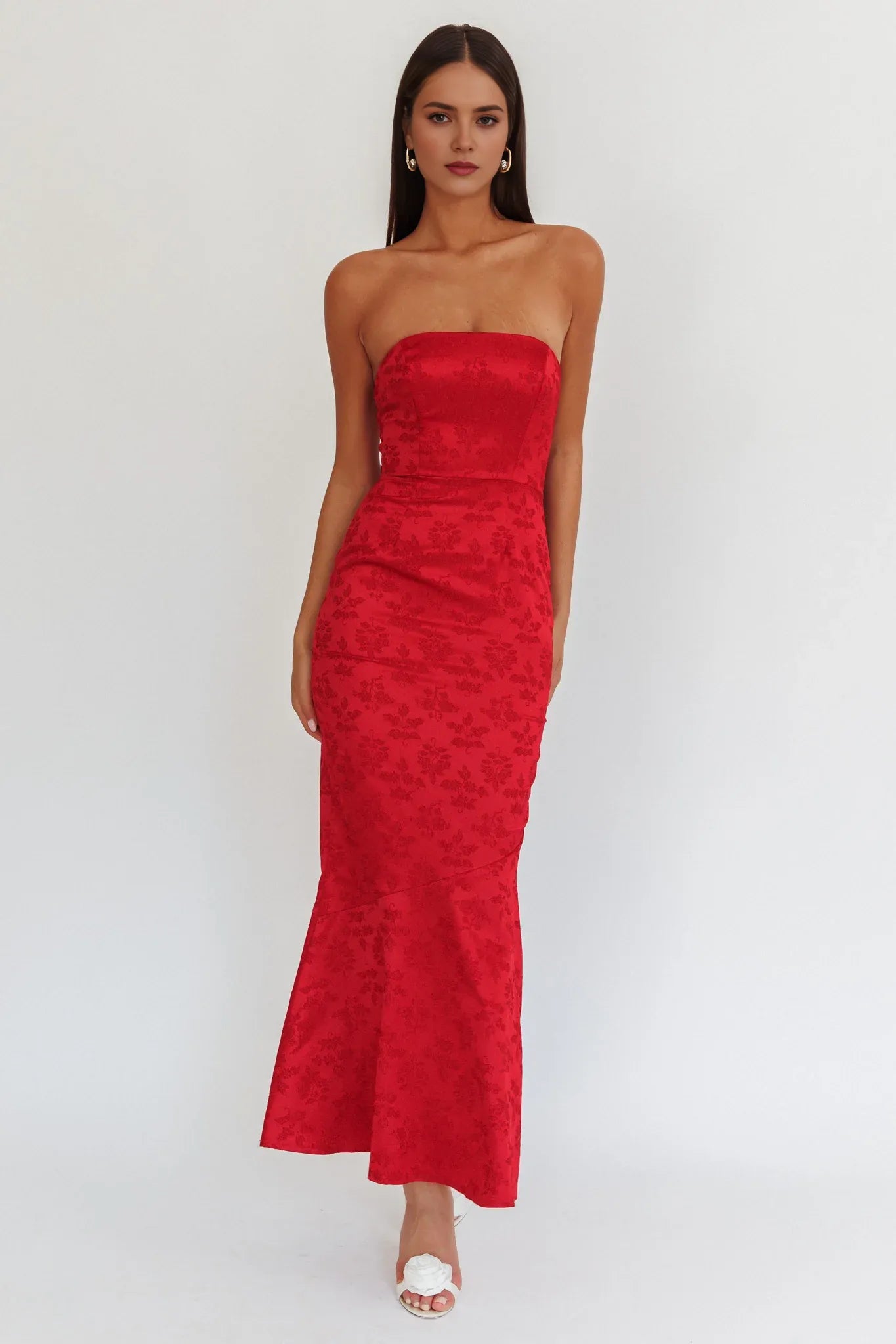 Weitese Dress Bow Back Maxi Dress Pink Mermaid/Trumpet Backless Elegant Ankle-Length Prom Dress