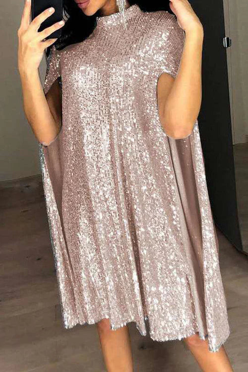 Weitese Dress Chic Sequin Party Cocktail Dress Sheath/Column Sparkle & Shine Homecoming Dress