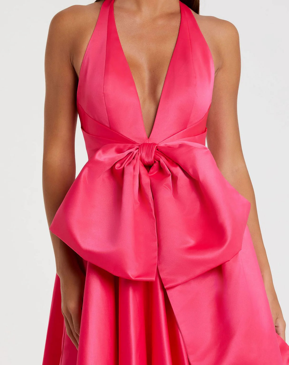 Robe Weitese à col en V profond, robe de bal formelle à fermeture éclair, sans manches, longueur au sol, ligne A, simple, dos nu 