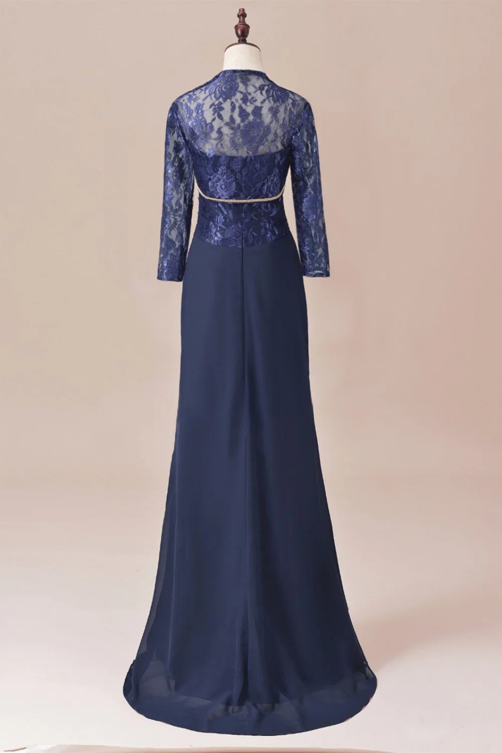 Weitese Dress Dusk Blue Sweetheart Chiffon Lace Applique Ruffle Mother of the Bride Dress With Jacket