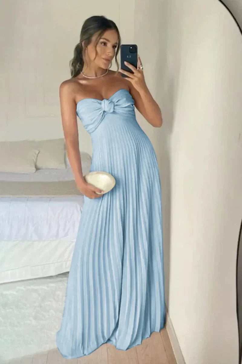 Weitese Dress Elegant A Line Sweetheart Pink Long Prom Dress with Ruffles