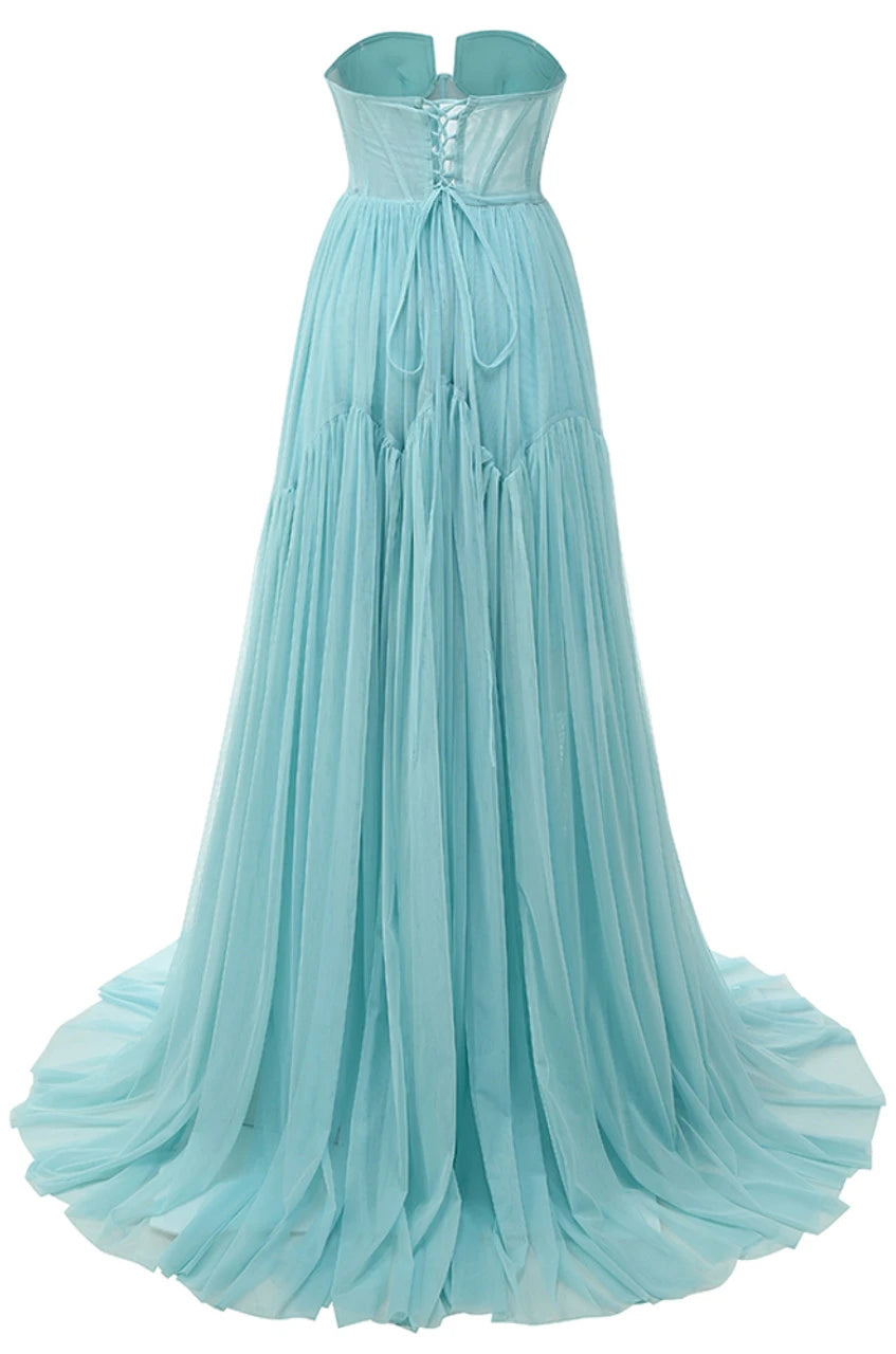 Robe Weitese élégante bustier à fleurs, style sirène, robe longue trapèze sans manches, robe de bal 