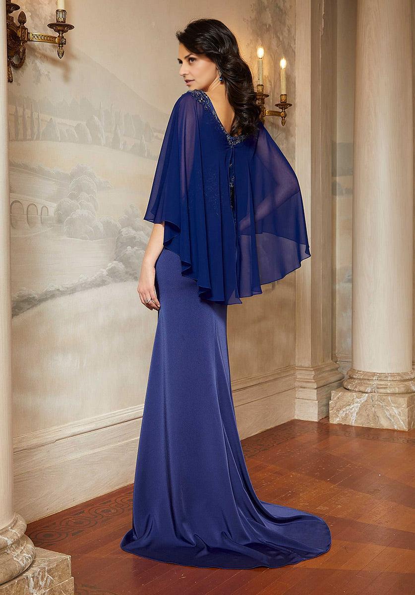 Weitese Dress Elegant Sweetheart Prom Dress Mermaid Cape Sleeves Full Length Mother Of The Bride With Lace Applique