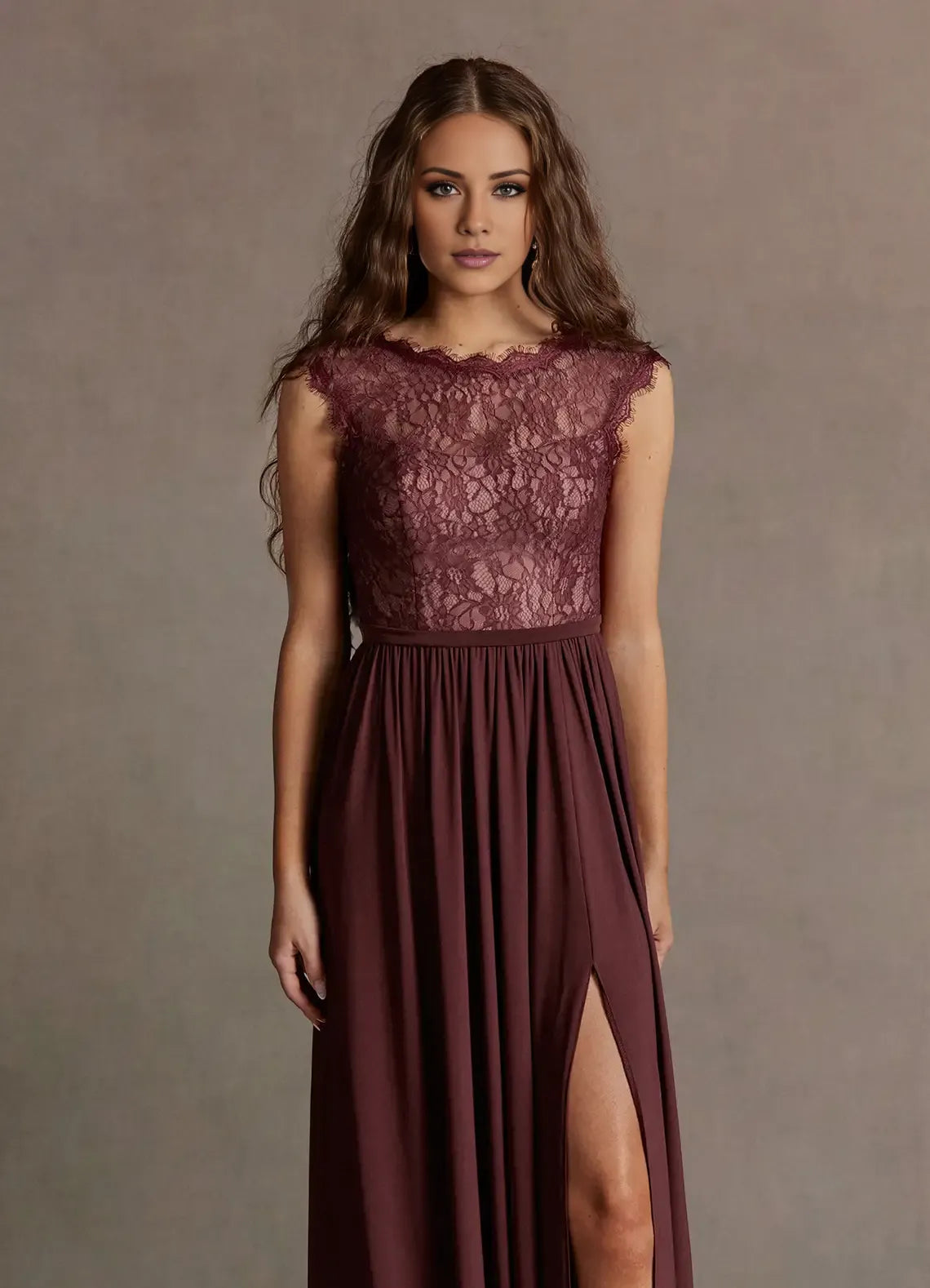 Robe Weitese élégante noire à col bateau et appliques en dentelle, robe longue sans manches avec fente et dos en V 