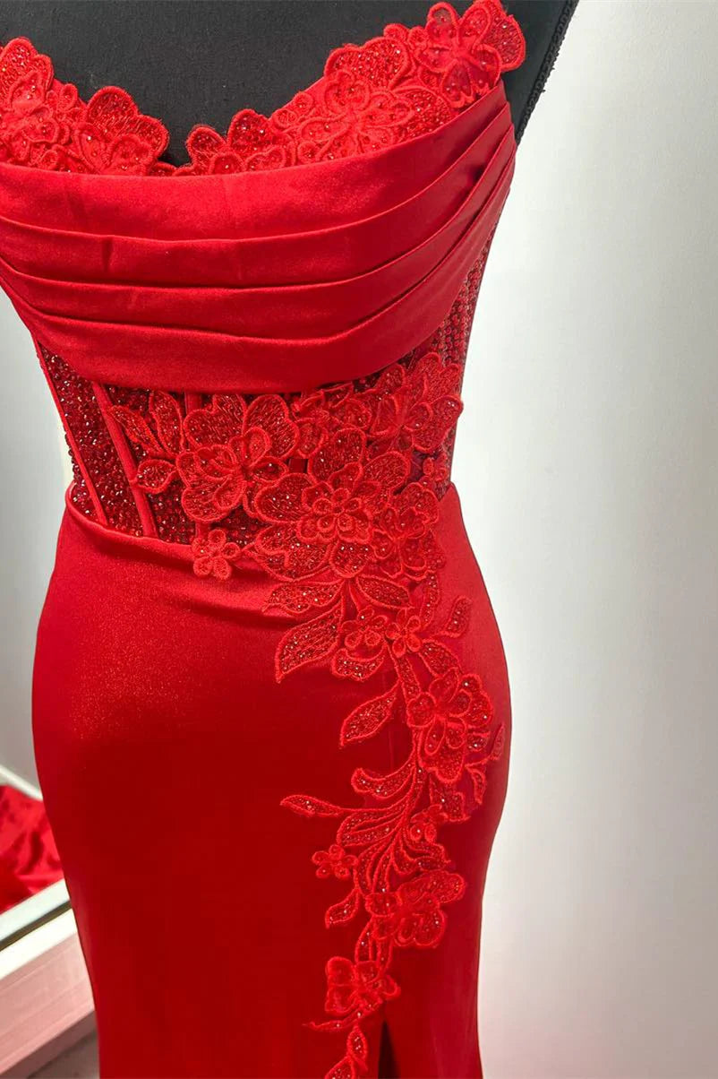 Weitese Dress Emerald Green Appliques Cowl Neck Long Dress Prom Dress