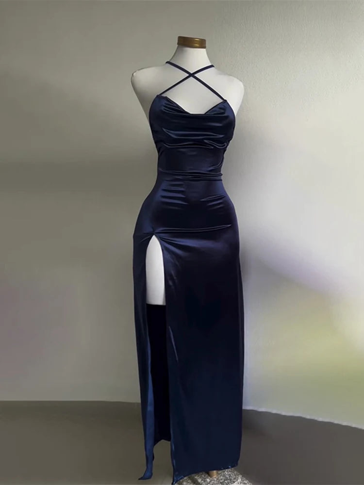Weitese Dress European And American Hot New Dress Summer High-end Sexy Suspender Spicy Girl Dress Long Prom Dress