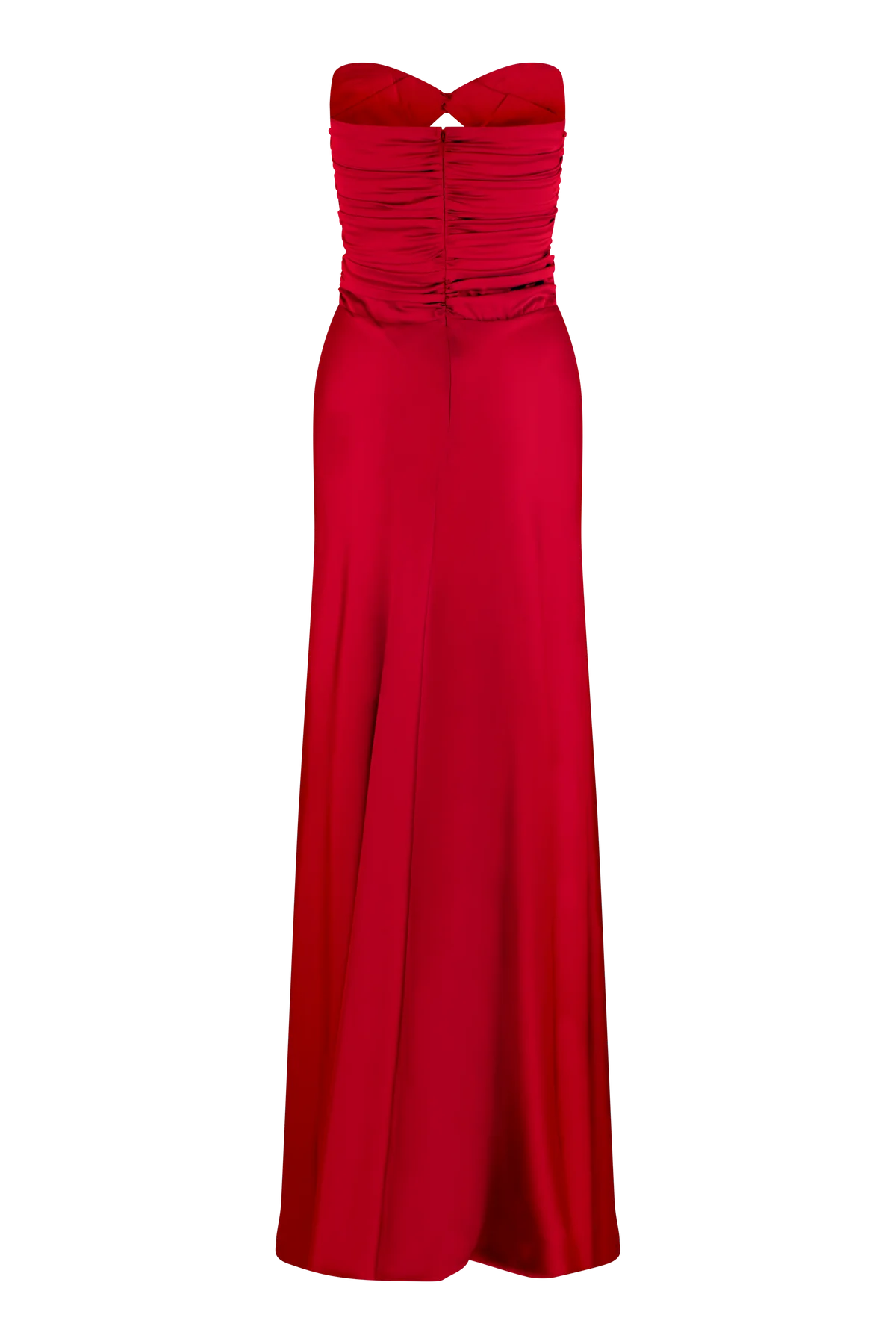 Vestido Weitese de moda con hombros descubiertos y giro largo, vestido de fiesta rojo vino sin mangas con cola larga 