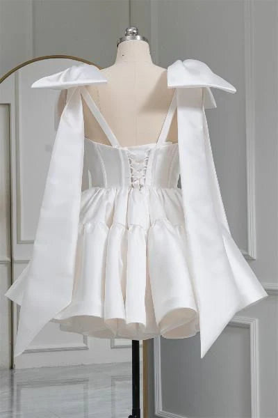 Weitese Dress Formal Women's Dresses Sweet A Line Short Homecoming Dress White Party Gown Prom Dress In Store