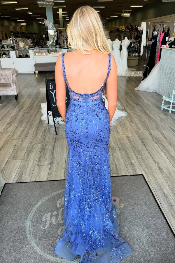 Weitese Dress Goreous Mermaid Square Neck Straps Sleeveless Fully Sequins Appliques Pleated Prom Party Dress Bow Knot Open Back Cocktail Dress