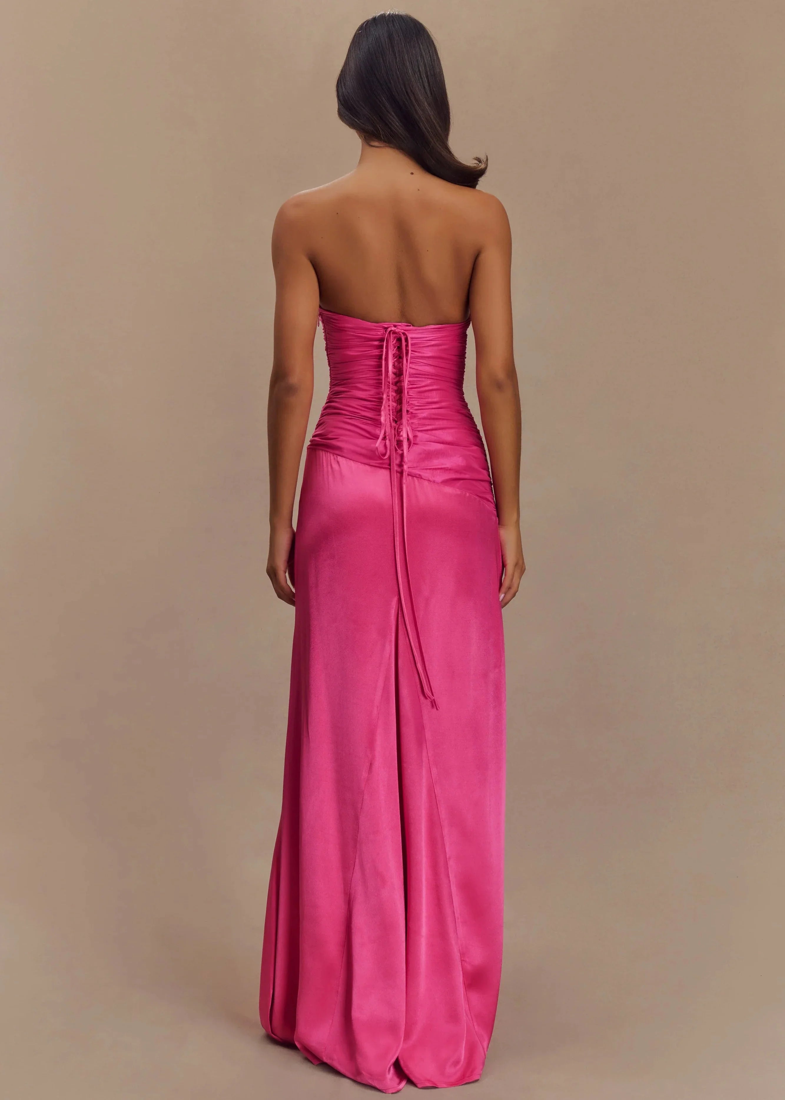 Weitese Dress Mermaid Sexy Formal Prom Party Dress Off-The-Shoulder Floor Length Sleeveless Wedding Guest Dress Pleats Prom Dress