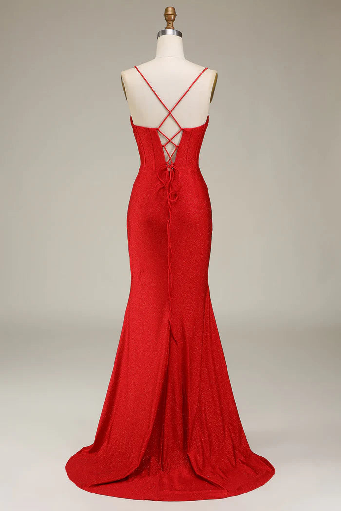 Weitese Dress Off the Shoulder Satin Spaghetti Straps Lilac Pleated Party Dress With Corset Prom Dress