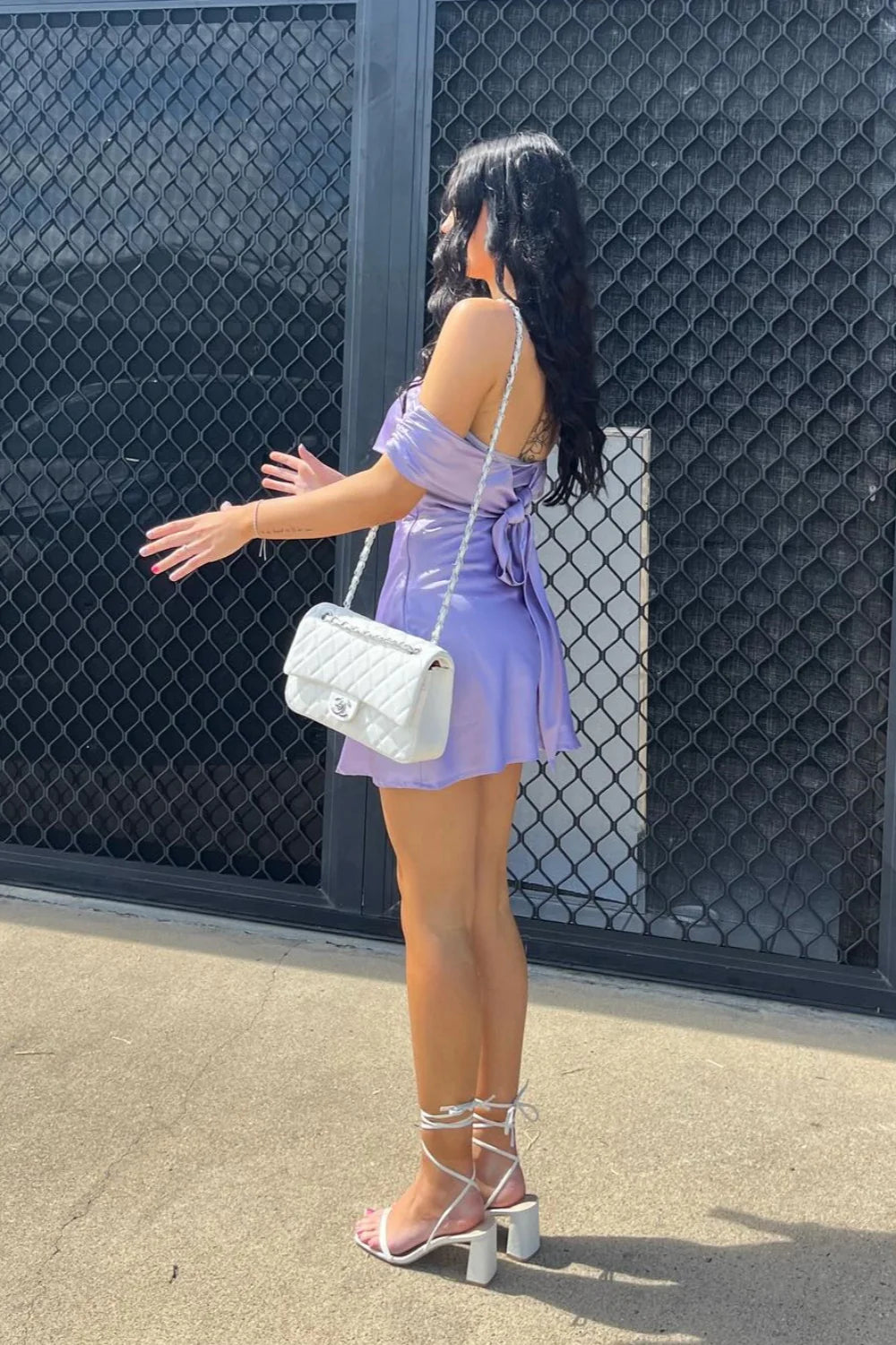 Weitese Dress Off the Shoulder Yellow Back Tie Short Dress Homecoming Dress