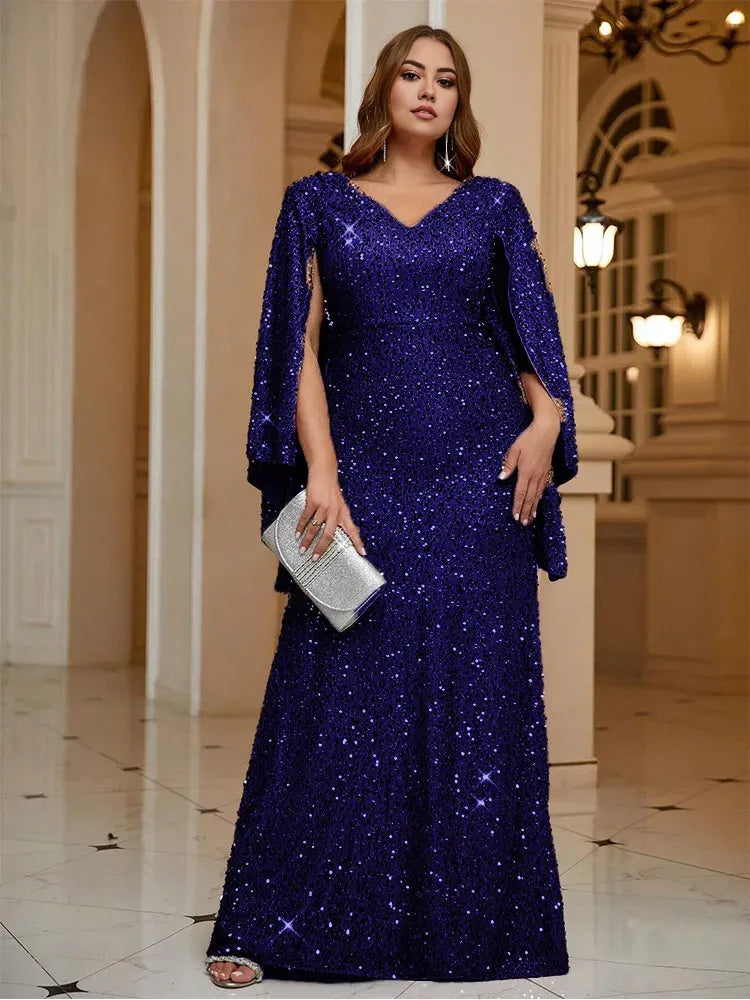 Robe Weitese grande taille rose châle brillant magnifique robe de soirée de salle de bal robe de soirée de mariage robe de bal pour femme 