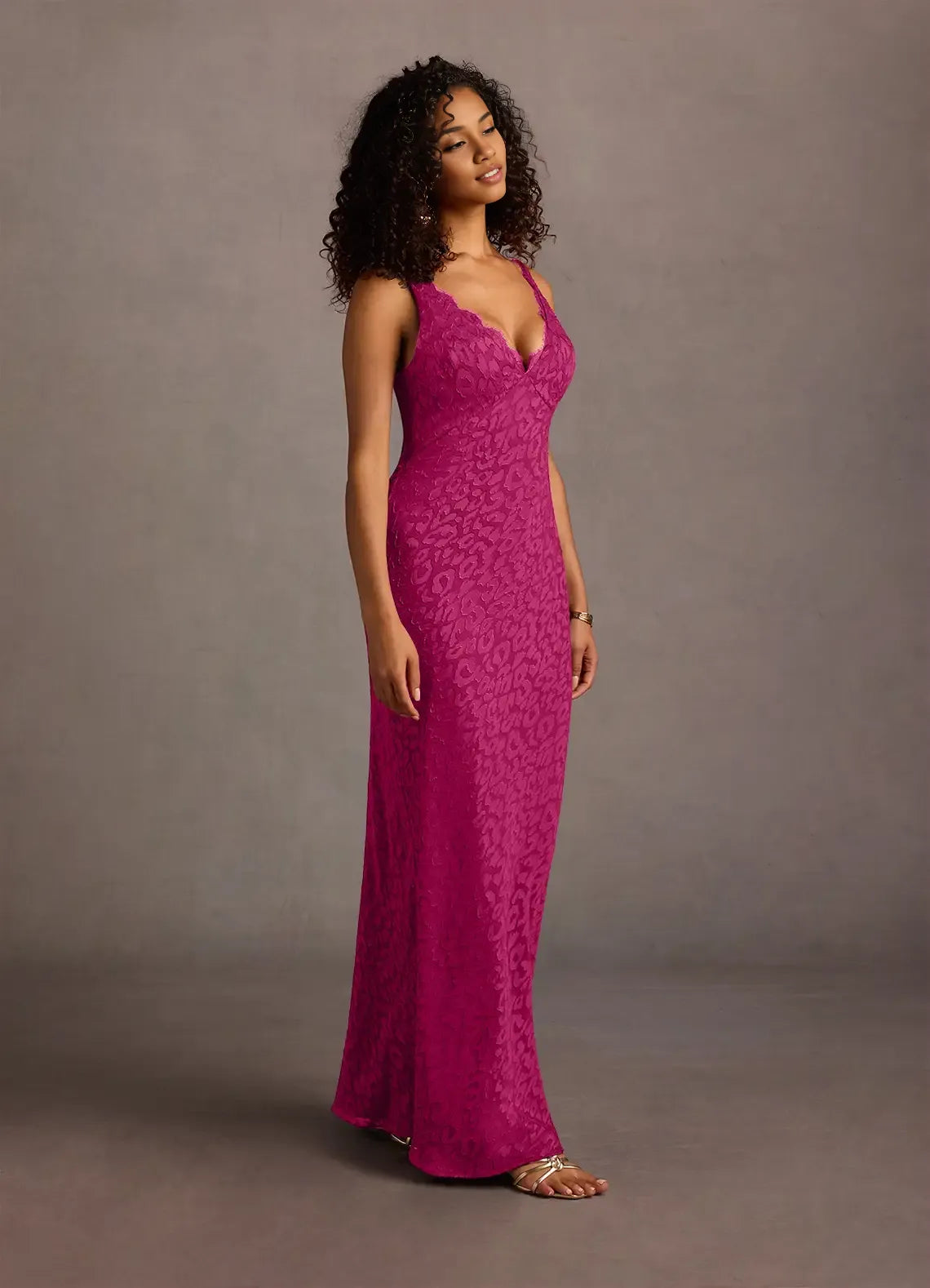 Weitese Dress Regular Straps Deep V Neck Elegant Lace Appliques Maxi Dress Sleeveless Mermaid Backless Prom Dress