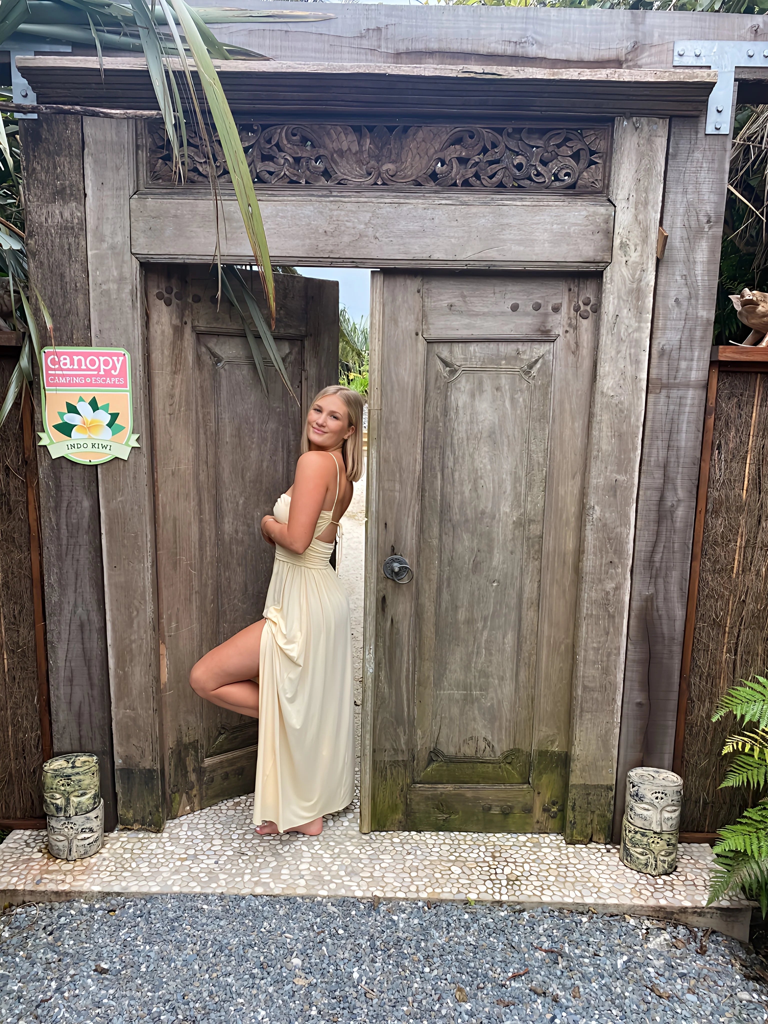 Robe longue sexy Weitese pour femme, coupe trapèze, sans manches, dos nu, à lacets, longue fente, robe de bal 