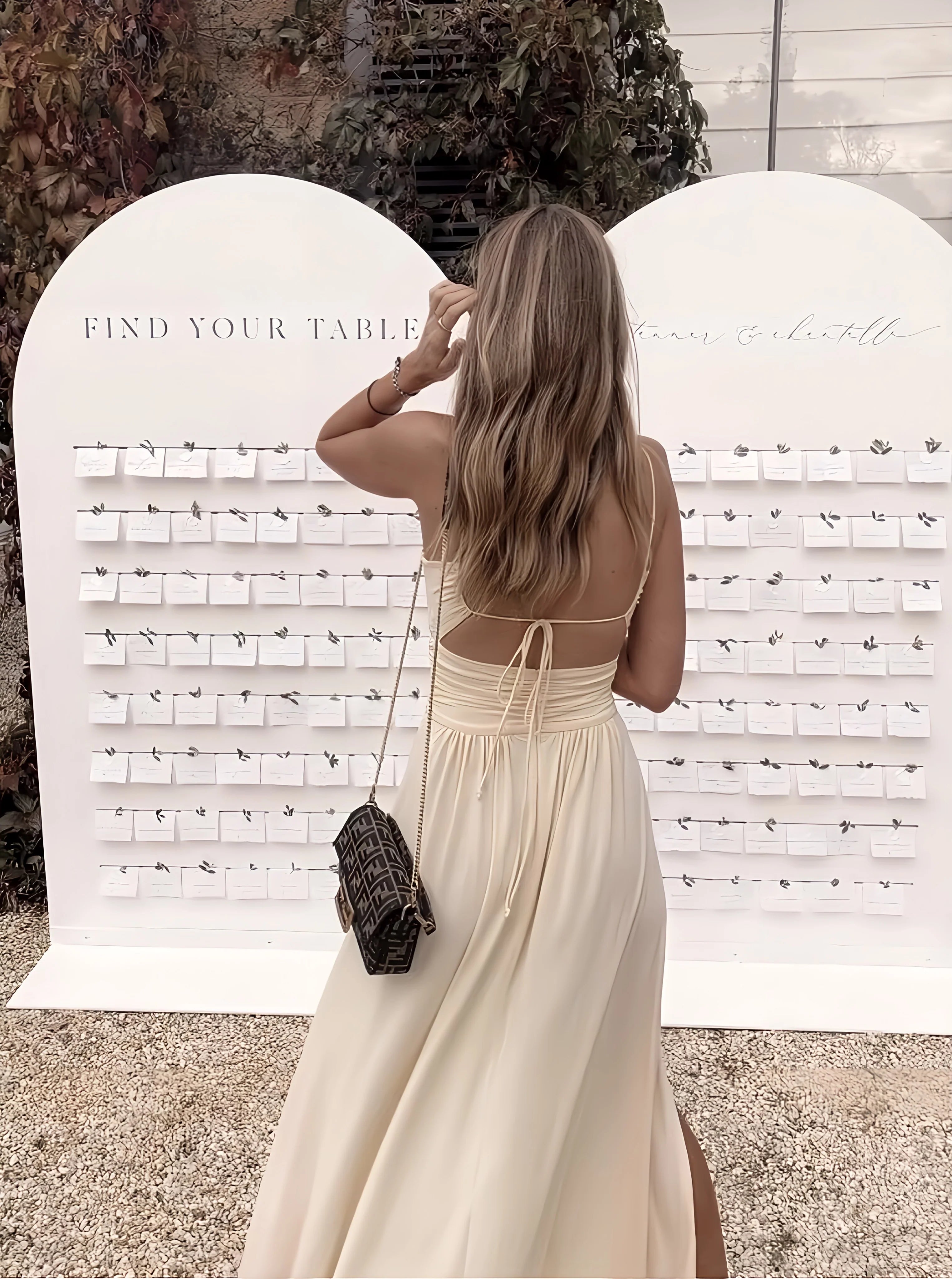 Robe longue sexy Weitese pour femme, coupe trapèze, sans manches, dos nu, à lacets, longue fente, robe de bal 