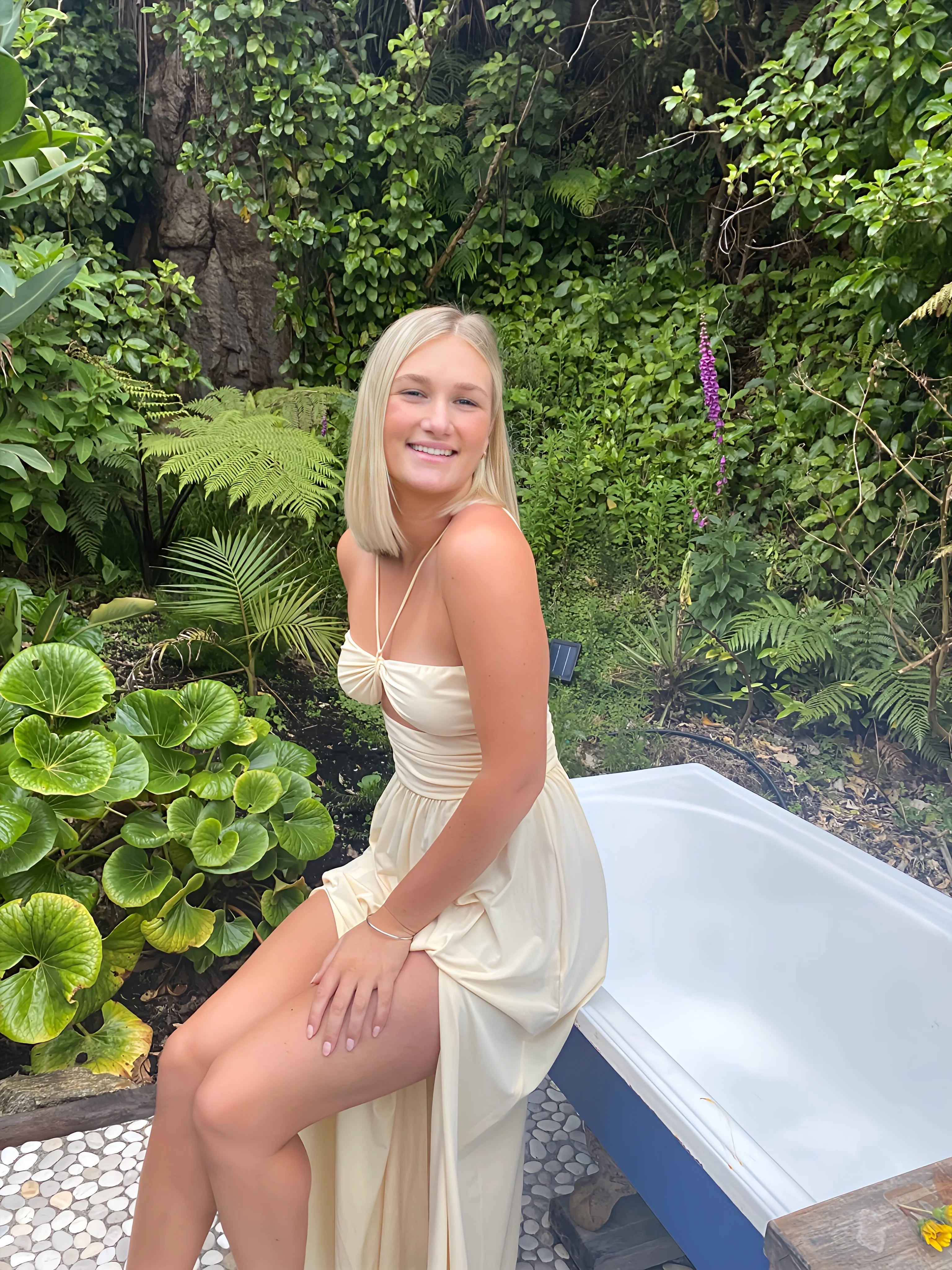 Robe longue sexy Weitese pour femme, coupe trapèze, sans manches, dos nu, à lacets, longue fente, robe de bal 