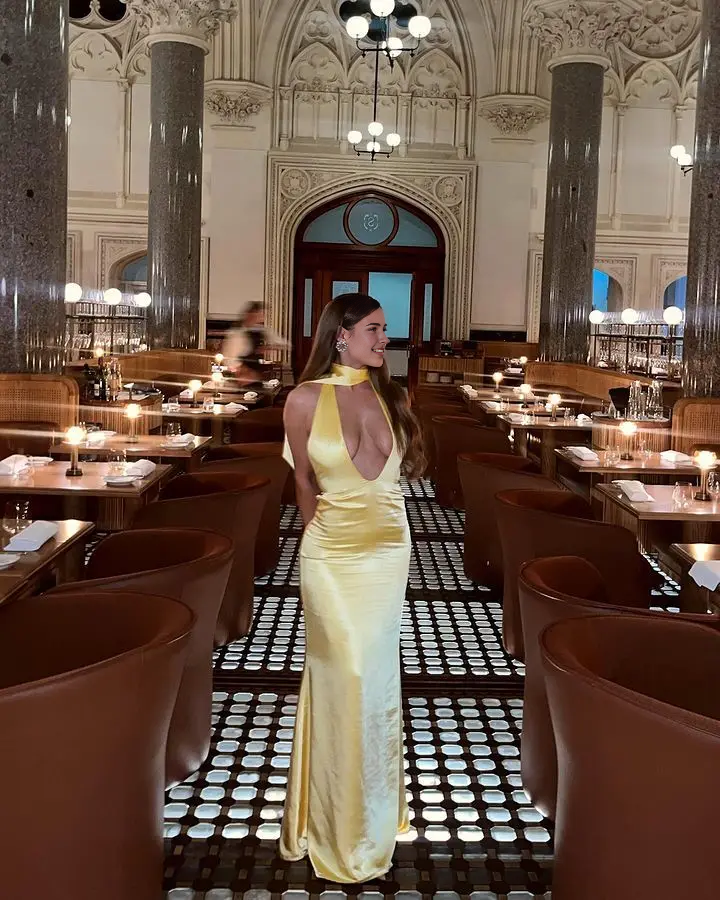 Weitese Dress Sheer Pink Off Shoulder Satin Open Back Party Dress Lake Blue Deep V Neck Floor Length Prom Dress