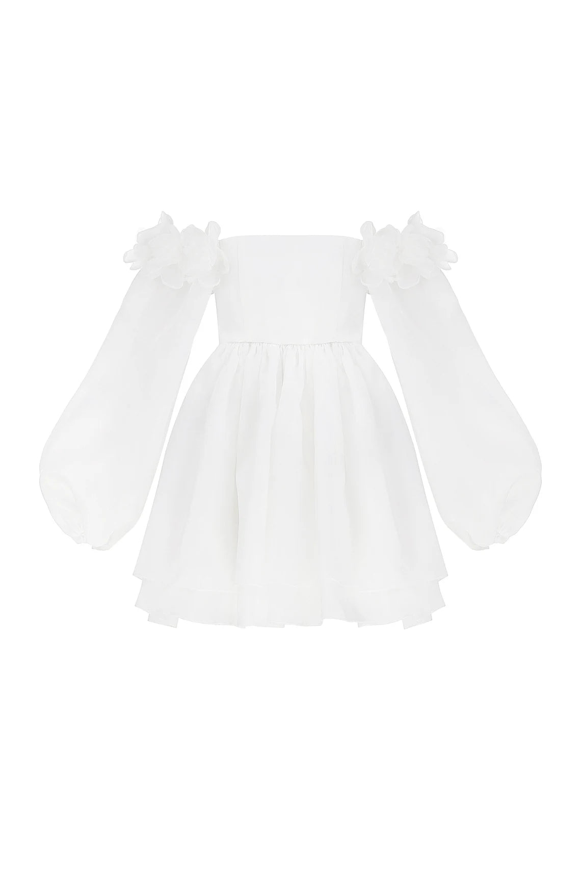 Weitese Dress Short Wedding Dress Elegant Dress Off Shoulder A-line Reception Dress Engagement Dress Bride Dress