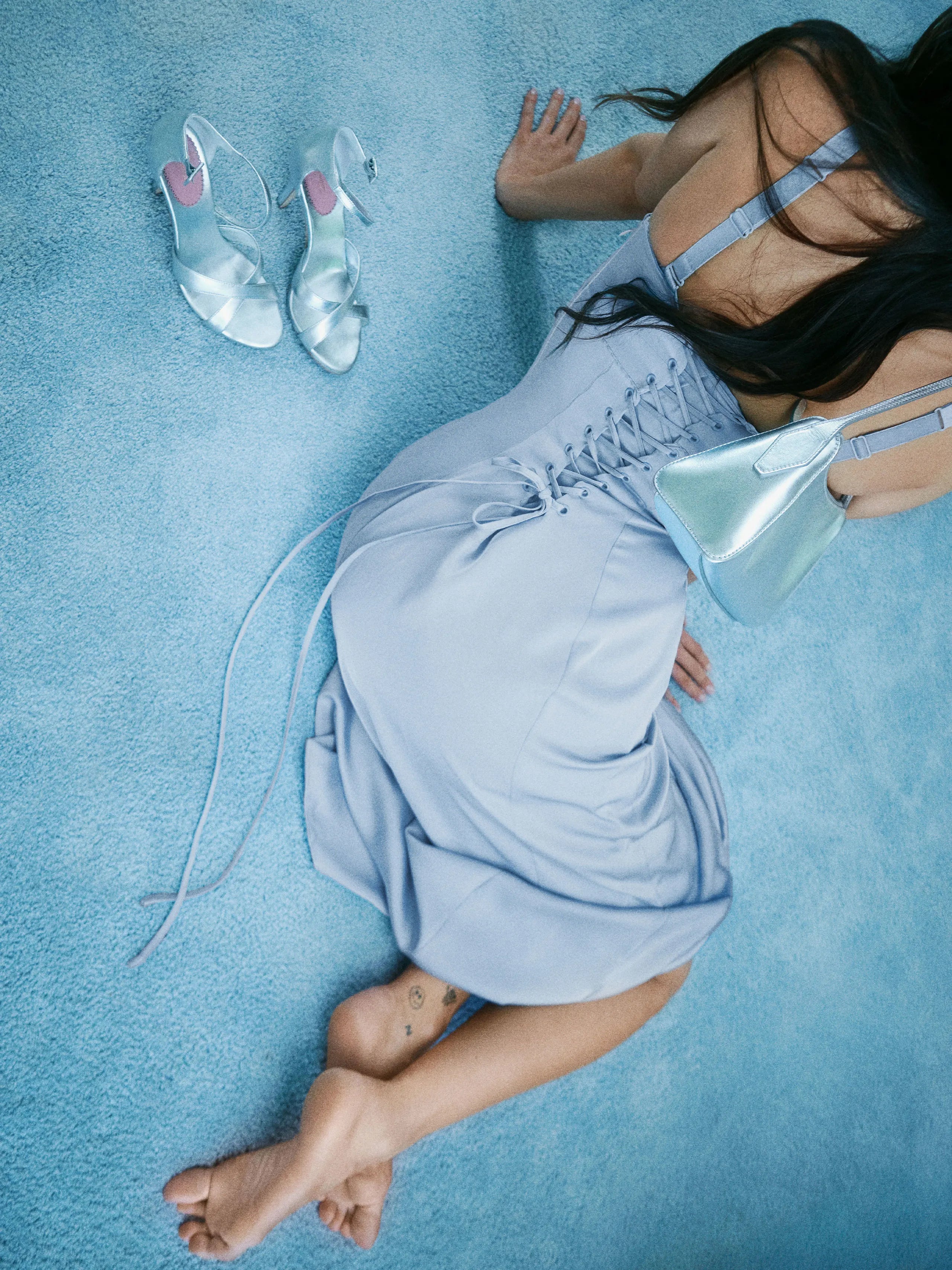 Weitese Dress Simple Regular Straps Sleeveless Mermaid Prom Dress Maxi Dress Sheath Backless Lace Up Evening Dress