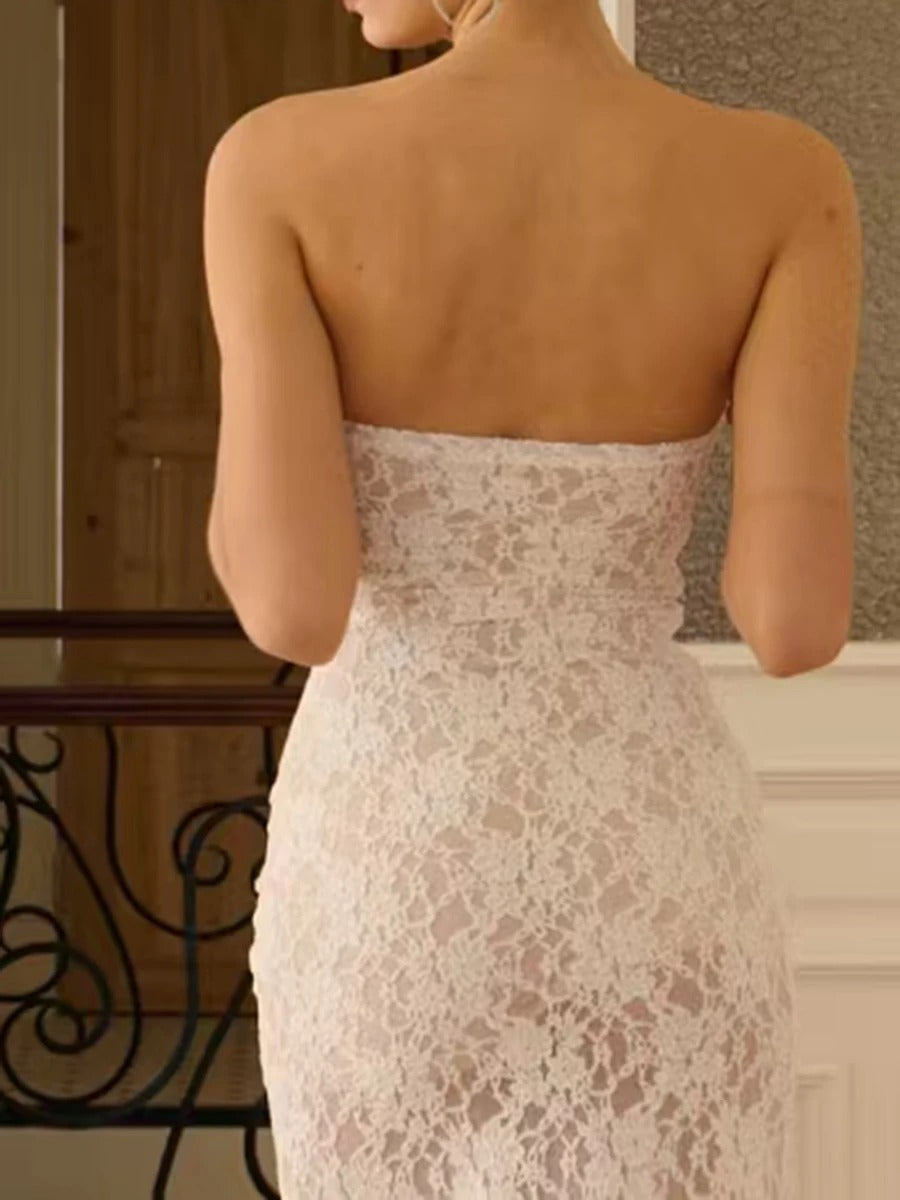 Robe Weitese unie à lacets et manches longues pour femme, tenue amincissante, sans bretelles, taille haute, nouvelle collection 