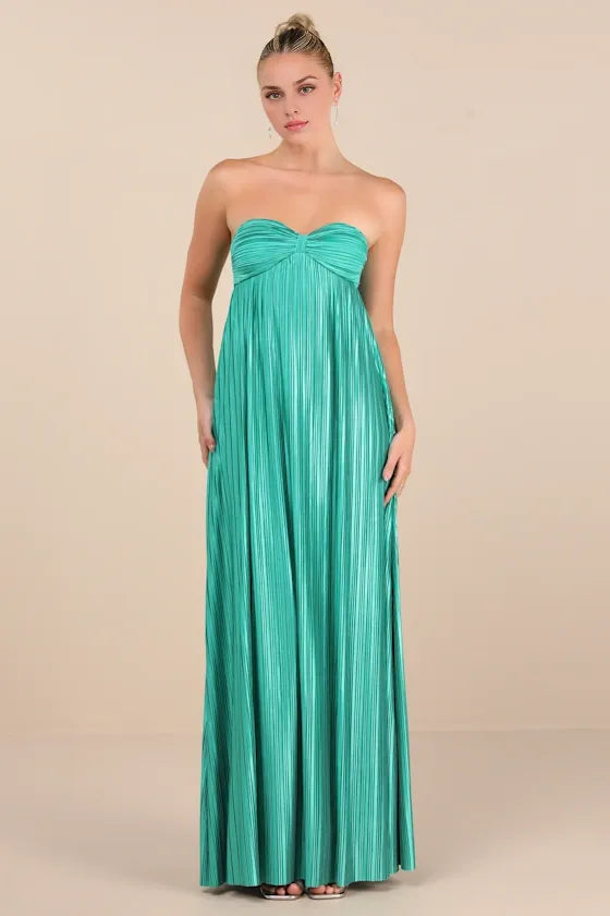 Vestido Weitese vintage de satén negro con escote en forma de corazón, sin tirantes, largo, de noche, corte A, sin mangas, para fiesta. 