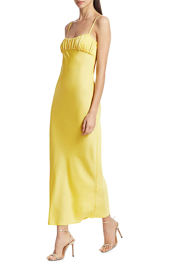 Weitese Dress Women's Sexy Spaghetti Strap Maxi Dress Strapless Ankle Length Evening Party Prom Dress