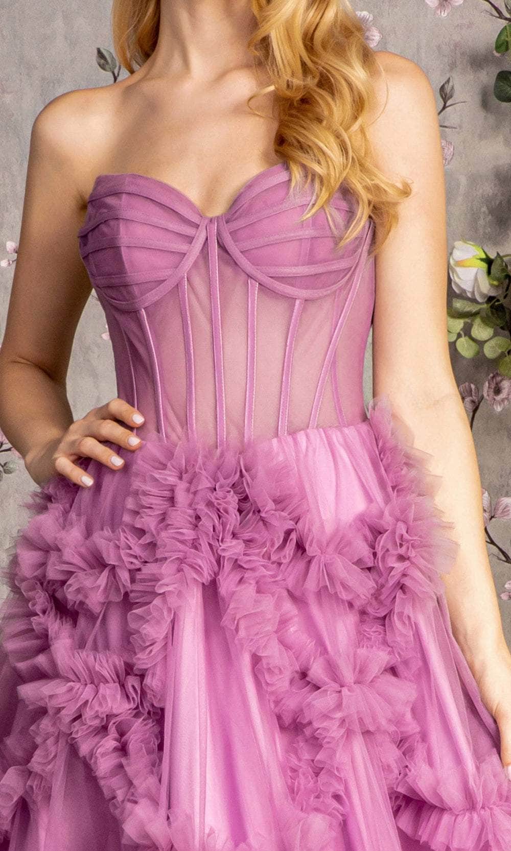 Robes de soirée Weitese pour femmes, sans bretelles, coupe trapèze, volants, décolleté en cœur, longueur au sol, sans manches, robes de bal, magasins 