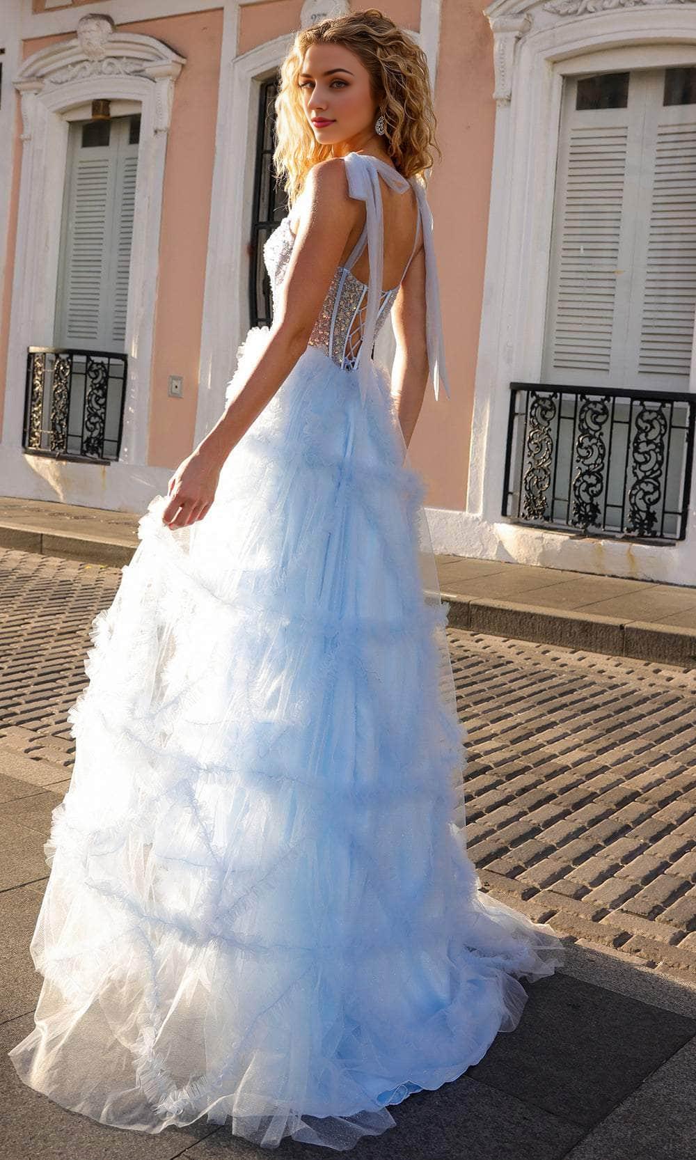 Weitese Formal Women's Dresses Sweetheart Ruffled A-Line Prom Dress Floor Length Lace Up Prom Dress Prom Dresses Stores