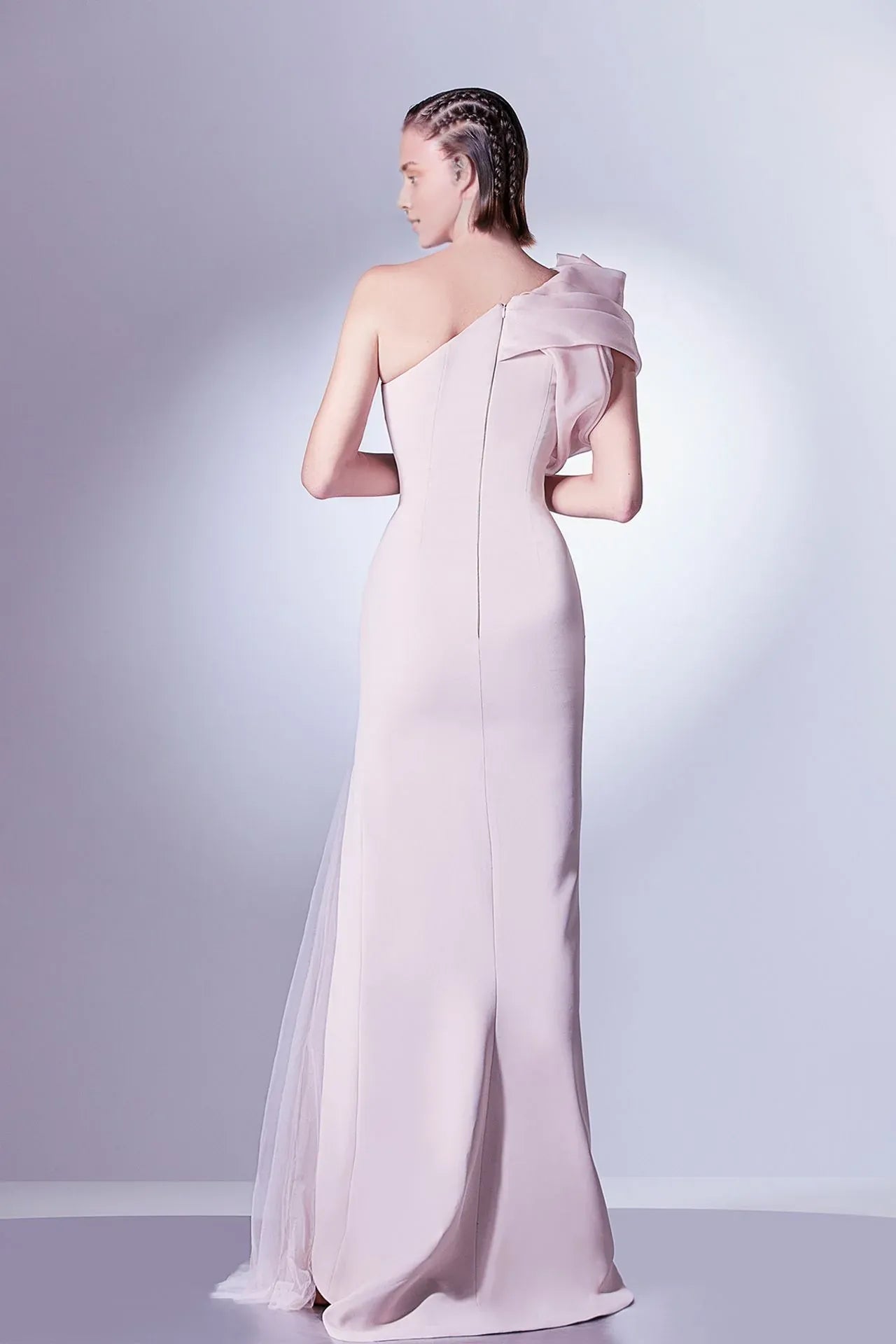 Weitese Prom Dress Stores One-shoulder Featuring Ruffles Side Tulle Slit Formal Women's Dresses