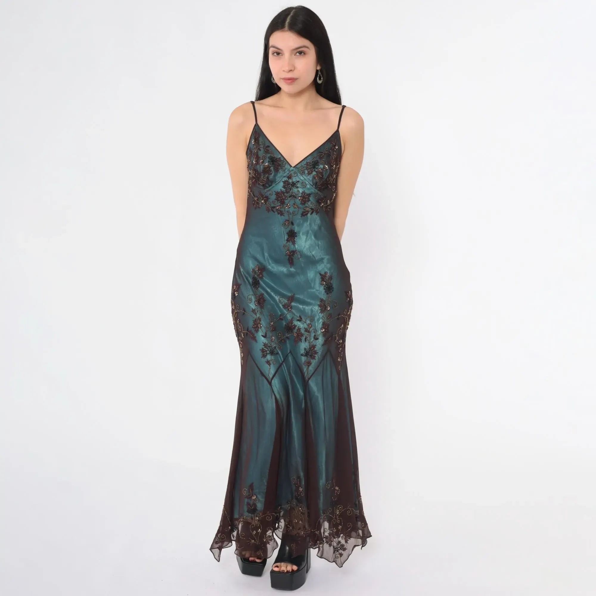 Weitese Dress Prom Dress Stores Charming Straps Mermaid Beading Vintage Long Evening Dress Party Dress Formal Women's Dresses