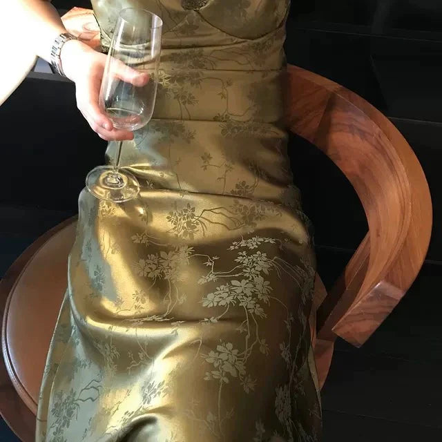 Weitese Dress Sexy Mermaid V Neckline Short Sleeves Lace Green Floor Length Evening Dress Prom Dresses