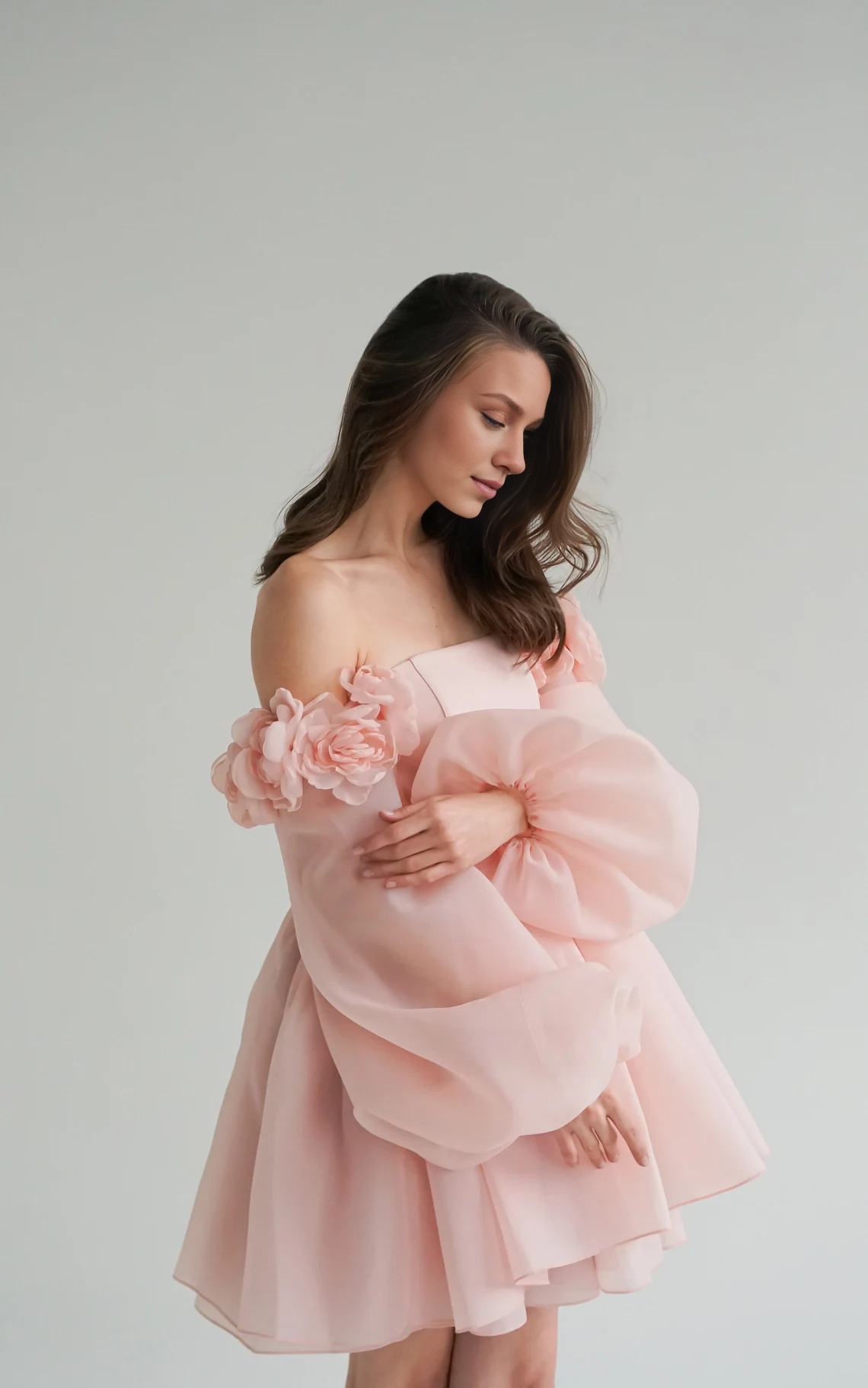 Weitese Dress Short Wedding Dress Elegant Dress Off Shoulder A-line Reception Dress Engagement Dress Bride Dress