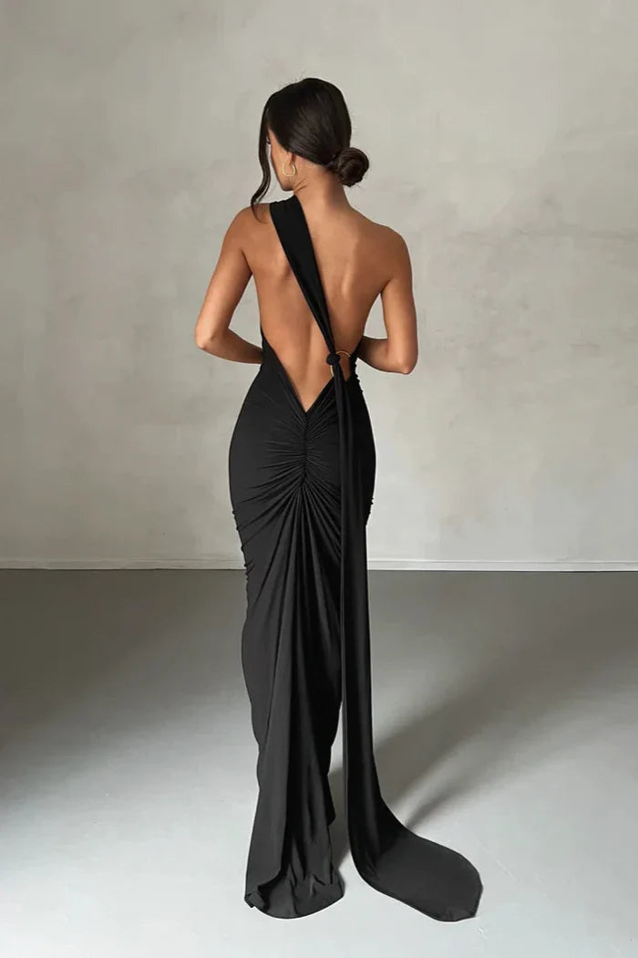 Women Sexy Backless Dress Bodycon Sleeveless Open Back Maxi Dress Going Out Elegant Party Tail Long Dress Women's Formal Dresses Wedding Guest Dress Prom Dresses Stores
